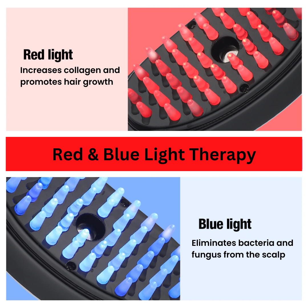 Red Light Therapy Brush