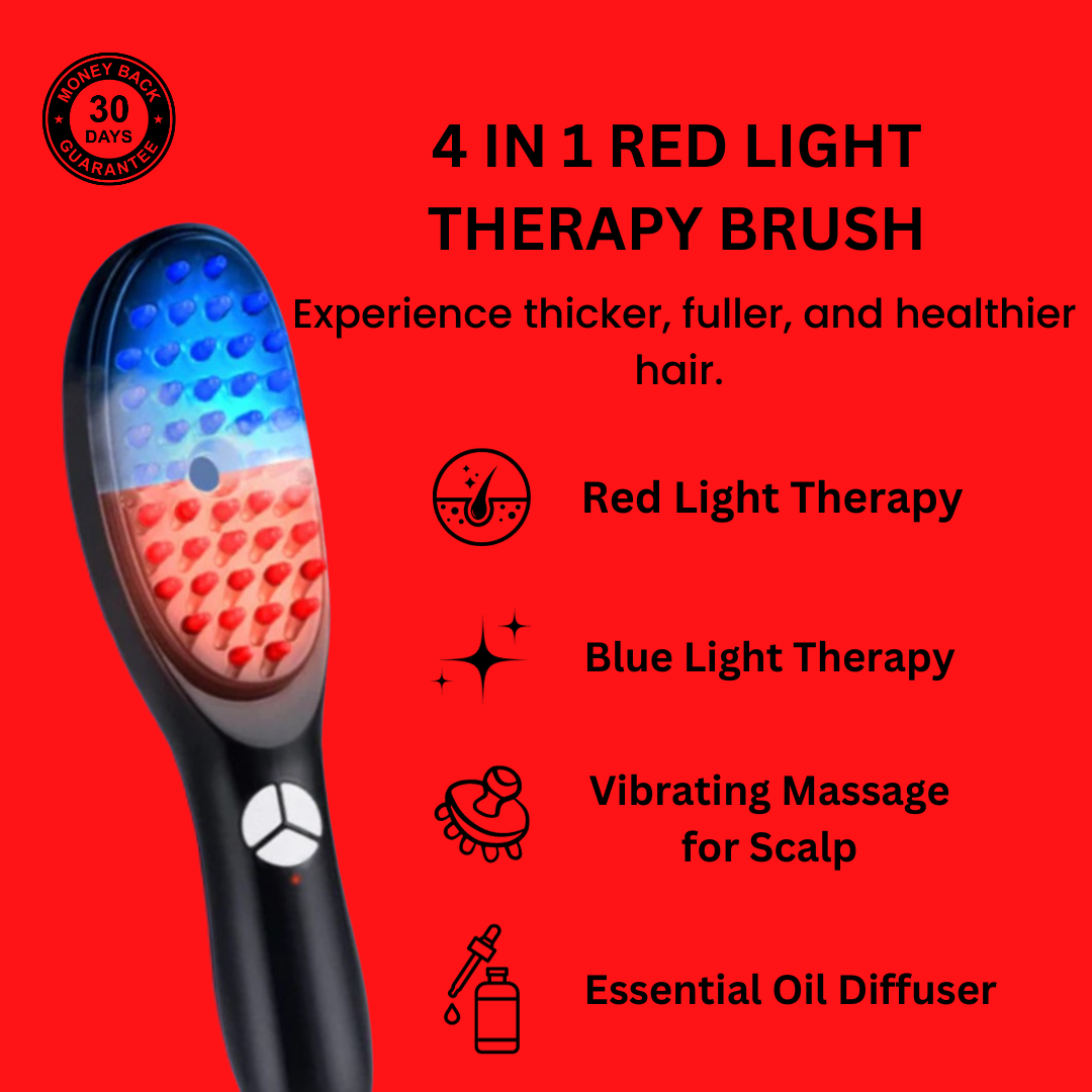 Red Light Therapy Brush