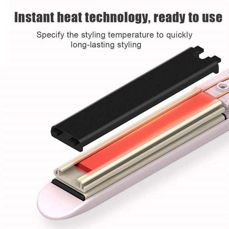 2in1 Hair Straightener Curler Iron