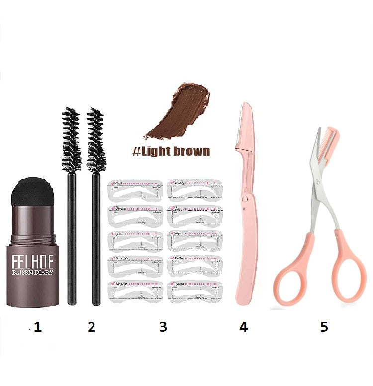 StampyContour-Eyebrow Stamp Shaping Kit Set