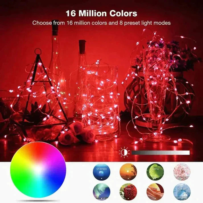 Smart Christmas Tree™ LED Lights with Bluetooth Control 🎄 50% OFF